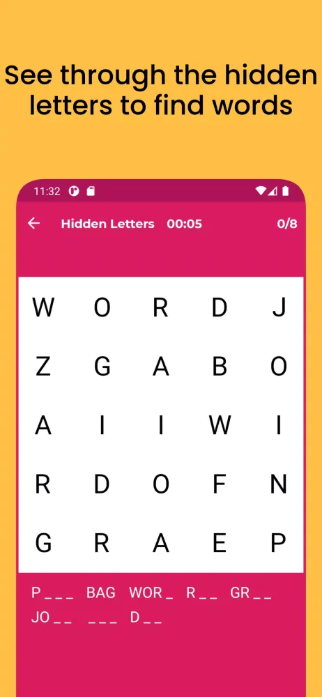Hidden Words Screenshots