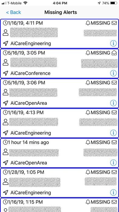 تصاویر AiCare Alert App