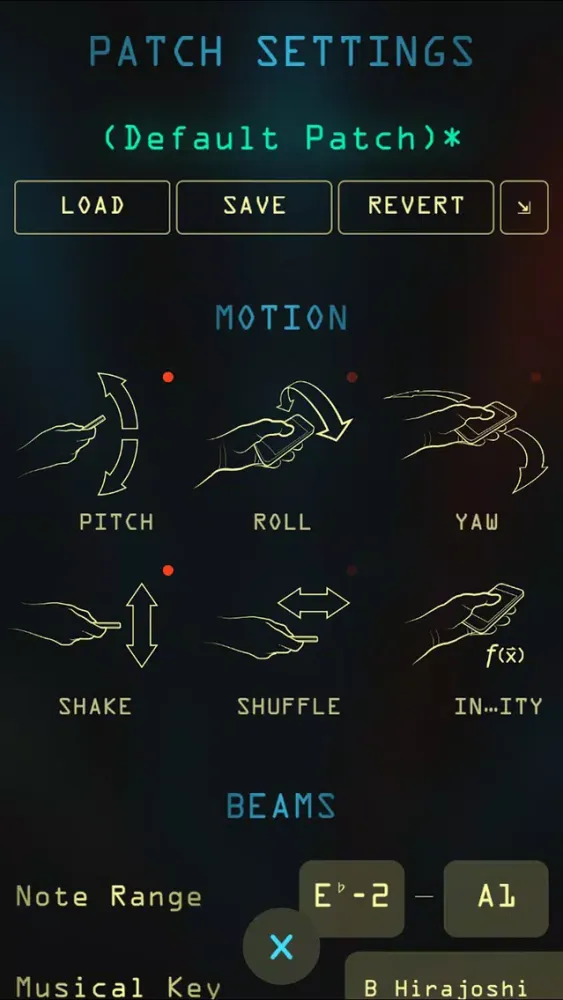 Screenshot di AC Sabre MIDI Instrument