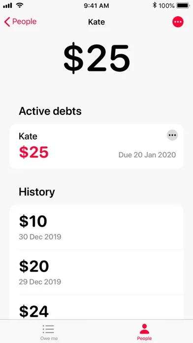 OweMe - Debt Tracker应用截图