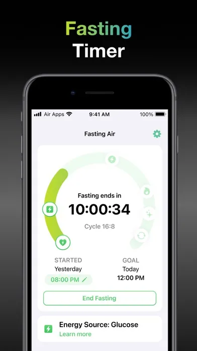 Fasting Air: Intermittent Diet Ekran Görüntüleri