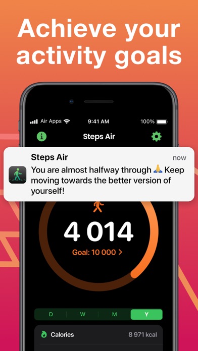 Capturas de pantalla de Steps Air: Step & Walk Tracker