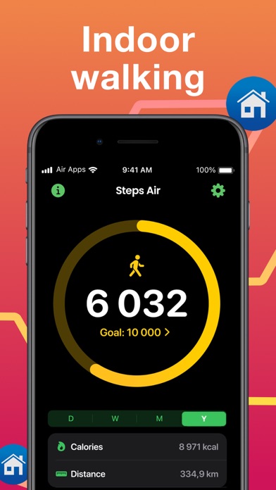 Capturas de pantalla de Steps Air: Step & Walk Tracker