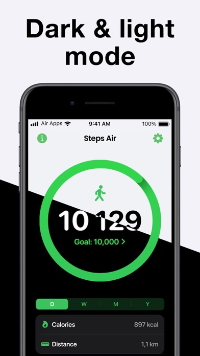 Capturas de pantalla de Steps Air: Step & Walk Tracker