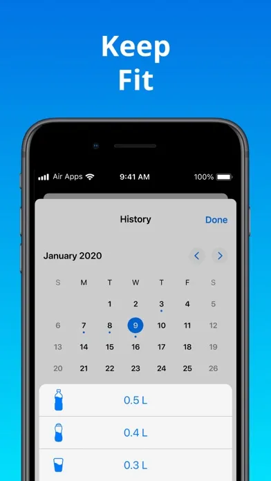 Water Air: Water Tracker Screenshots