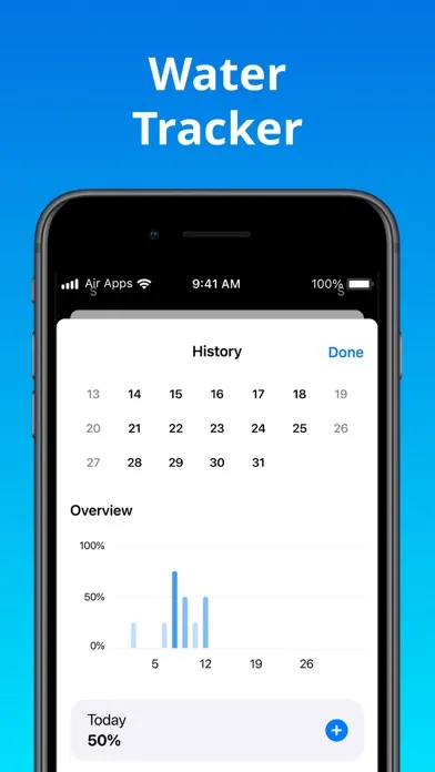 Water Air: Water Tracker Screenshots