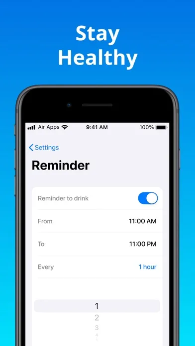 Water Air: Water Tracker Screenshots