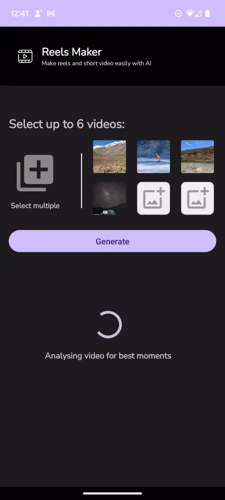 Video Reels Maker स्क्रीनशॉट