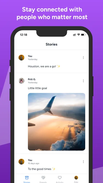 Stories: Closed Social Network سکرین شاٹس