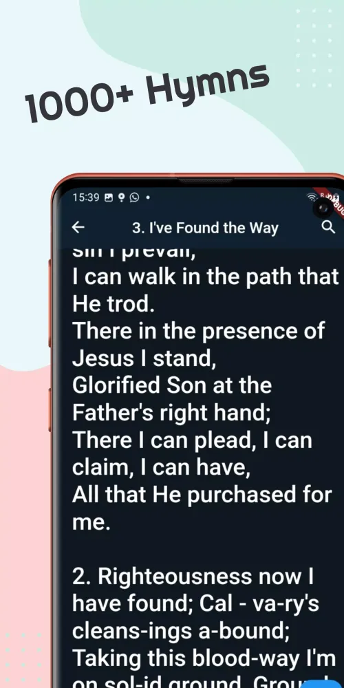 FCGC Hymn Screenshots