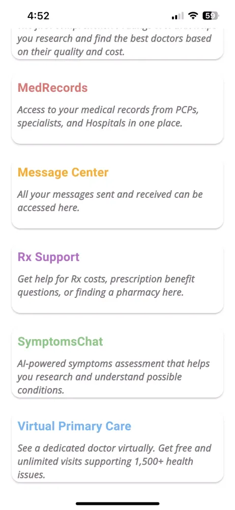 CareChat Screenshots