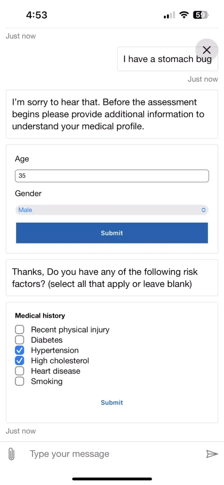 CareChat Screenshots
