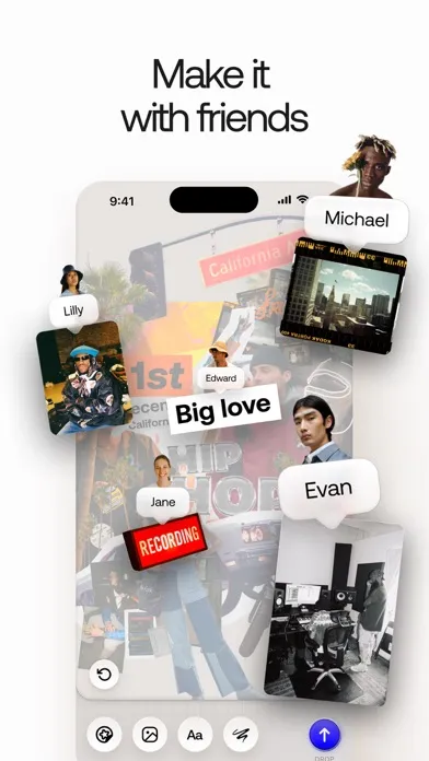 Captures d'écran de ID: Moodboard with friends