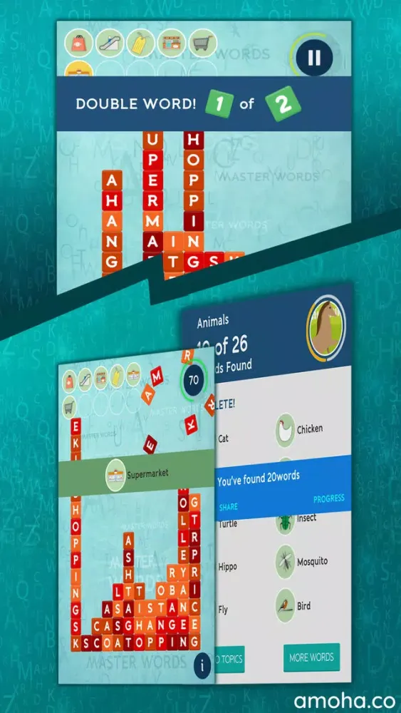 Capturas de pantalla de Master Words - Unscramble