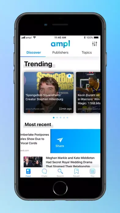 Ampl - News & Article Sharing স্ক্রিনশট