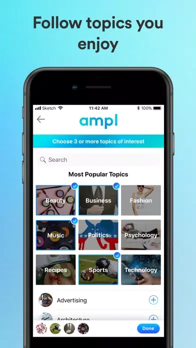 Ampl - News & Article Sharing স্ক্রিনশট