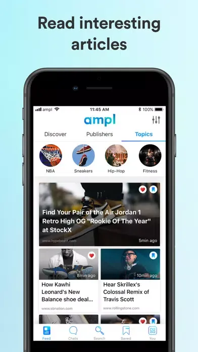 Ampl - News & Article Sharing স্ক্রিনশট
