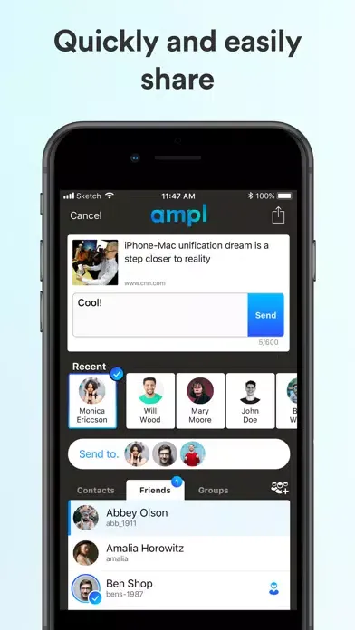 Ampl - News & Article Sharing স্ক্রিনশট