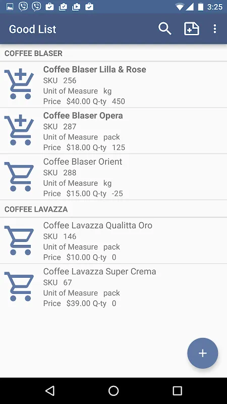 Trade Accounting Screenshots