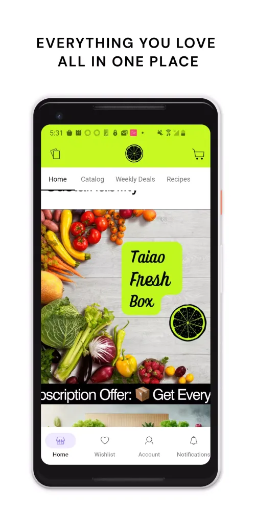 Taiao Fresh Box स्क्रीनशॉट