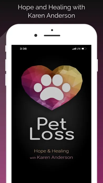 Capturas de tela do Pet Loss Hope & Healing