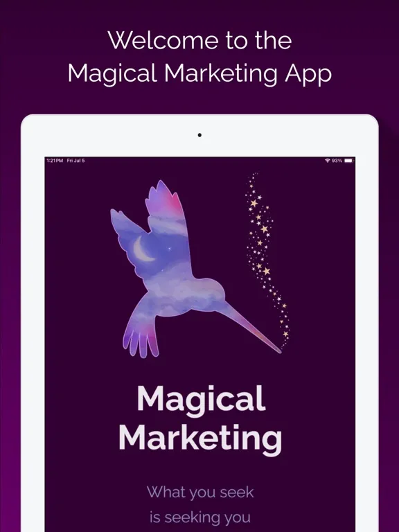 Zrzuty ekranu Magical Marketing iPad 