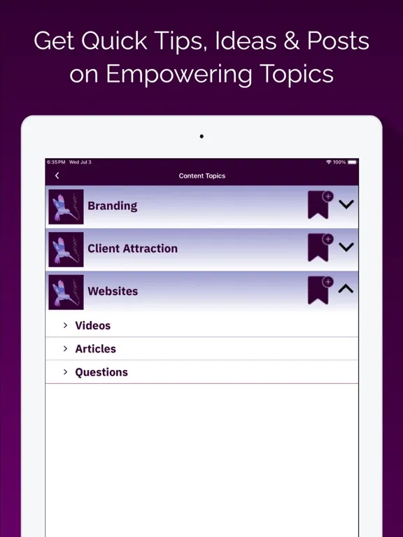 Zrzuty ekranu Magical Marketing iPad 