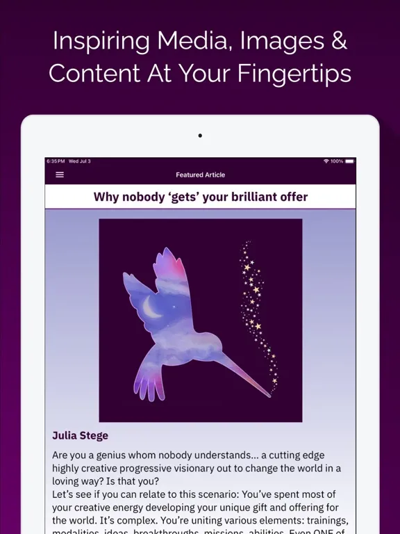 Zrzuty ekranu Magical Marketing iPad 