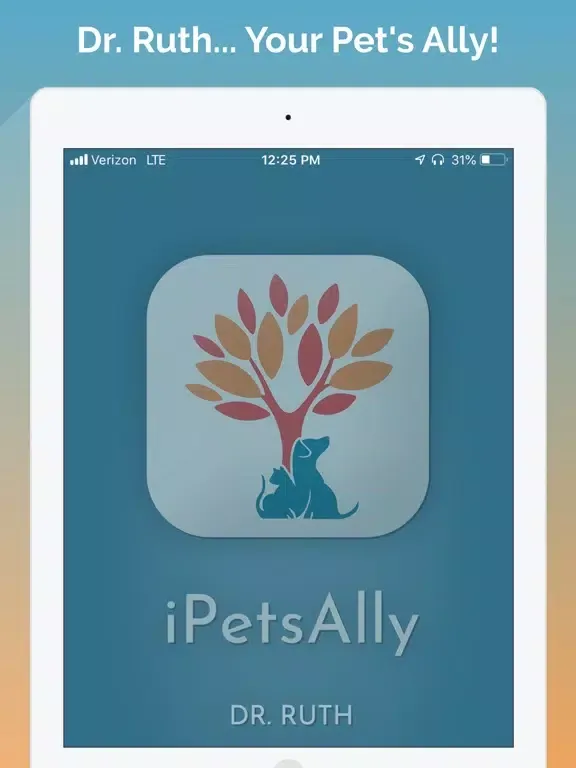Tangkapan skrin iPet's Ally Holistic Pet Care iPad 