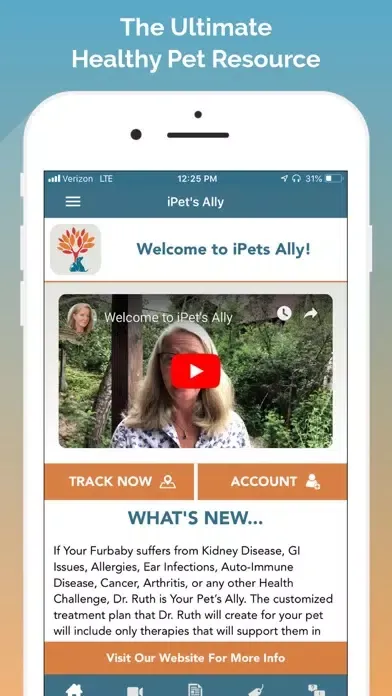 Tangkapan skrin iPet's Ally Holistic Pet Care
