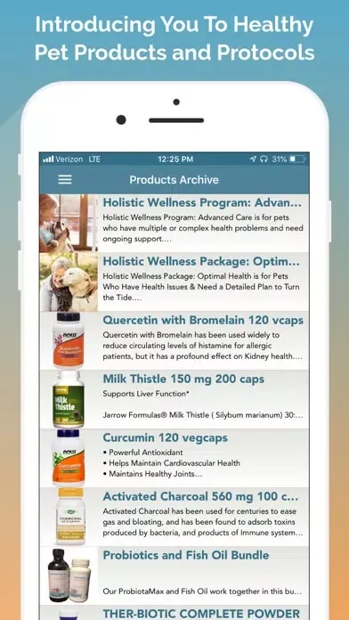 Tangkapan skrin iPet's Ally Holistic Pet Care