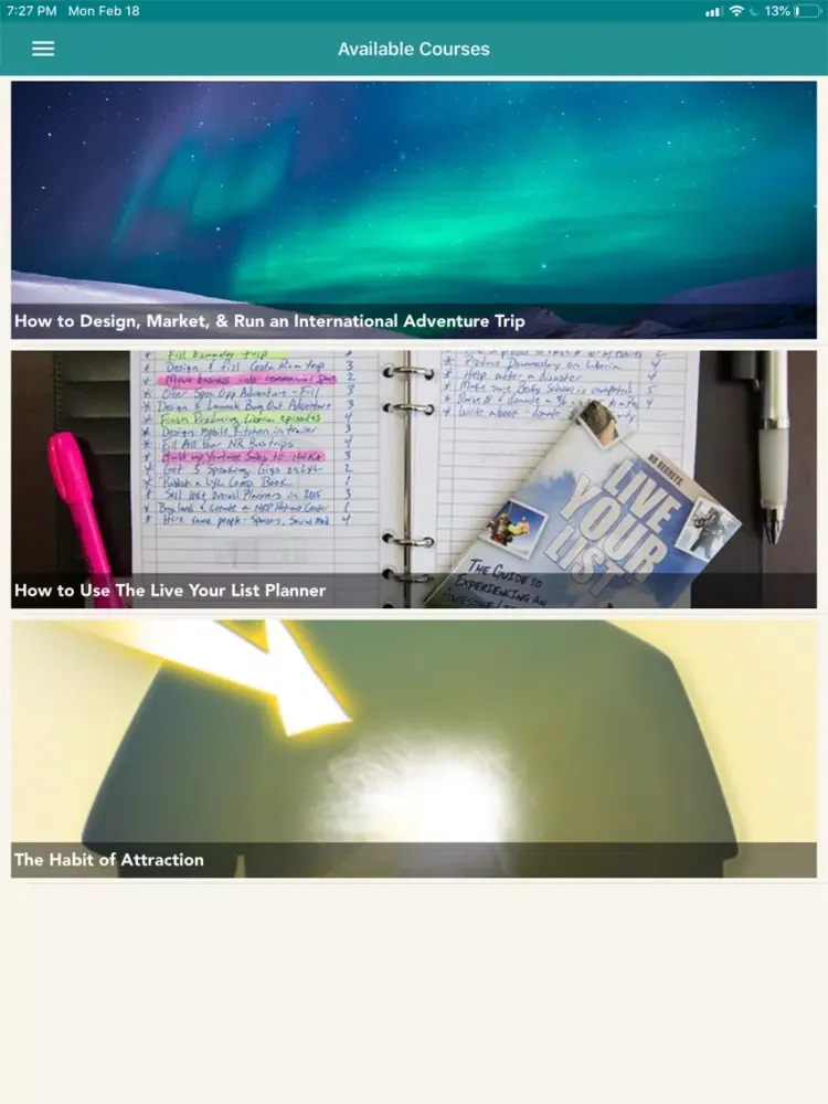 Capturas de tela do Life is Awesome iPad 