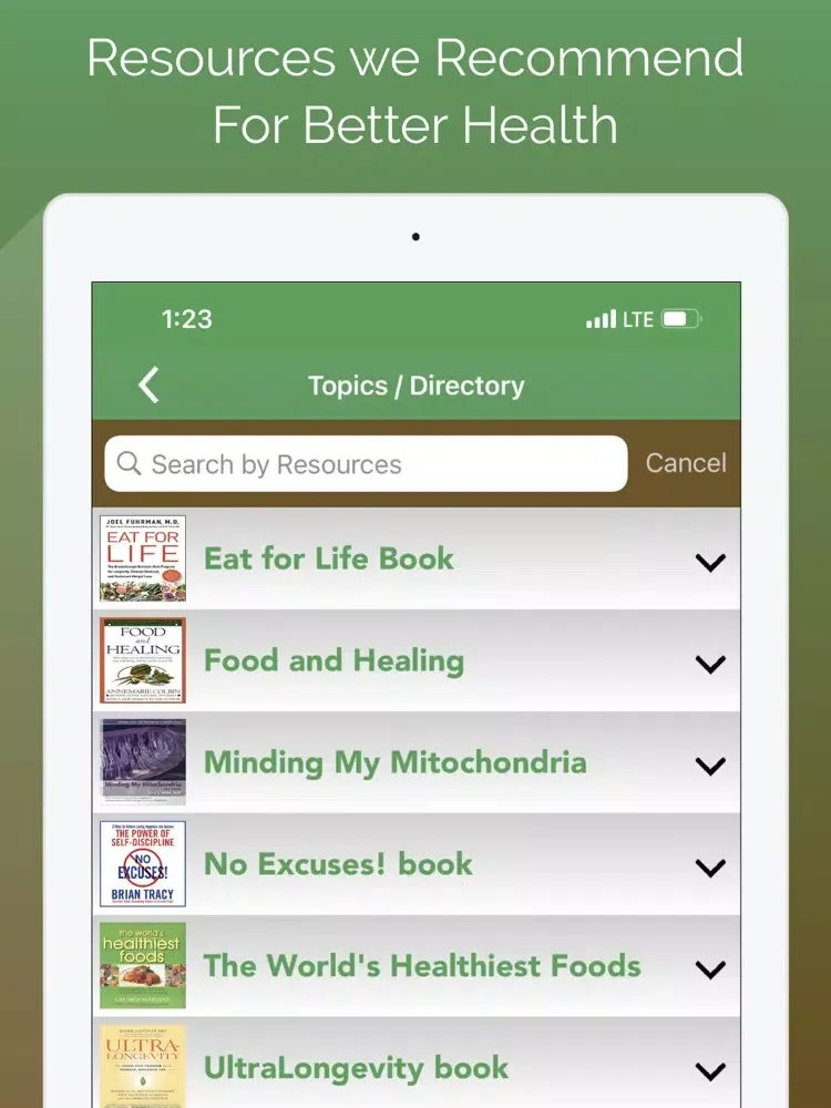 Sommer's Holistic Health iPad 應用截圖
