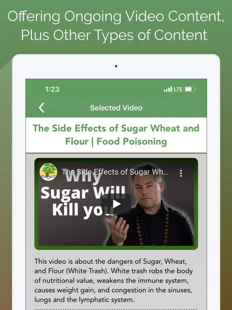 Sommer's Holistic Health iPad 應用截圖