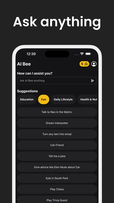 صور AI Bee - AI Chatbot Assistant