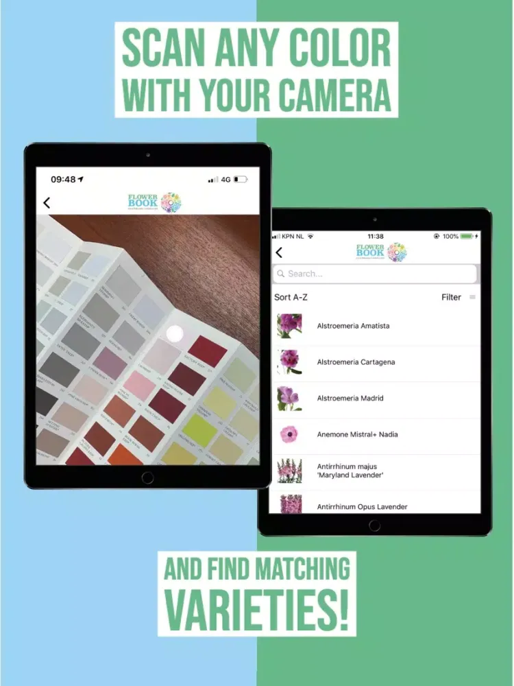 FlowerBook iPad  Ekran Görüntüleri