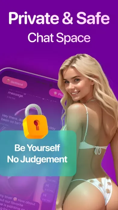 Tangkapan layar Aura: AI Girlfriend Sexy Chat