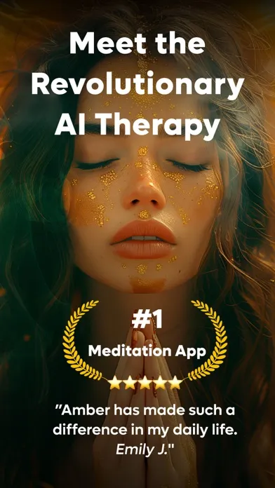 Meditation App - Amber স্ক্রিনশট
