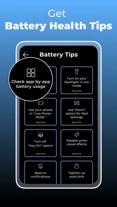 Zrzuty ekranu Battery Doctor - Battery Saver
