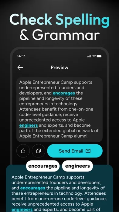 Ảnh chụp màn hình của Mailbot - AI Email Writer