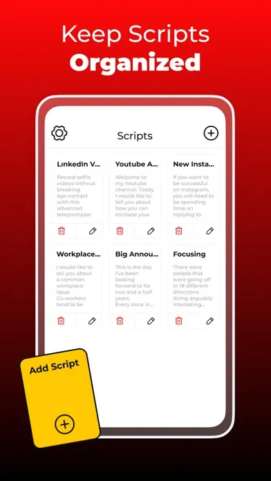 Prompter - Video Teleprompter Screenshots