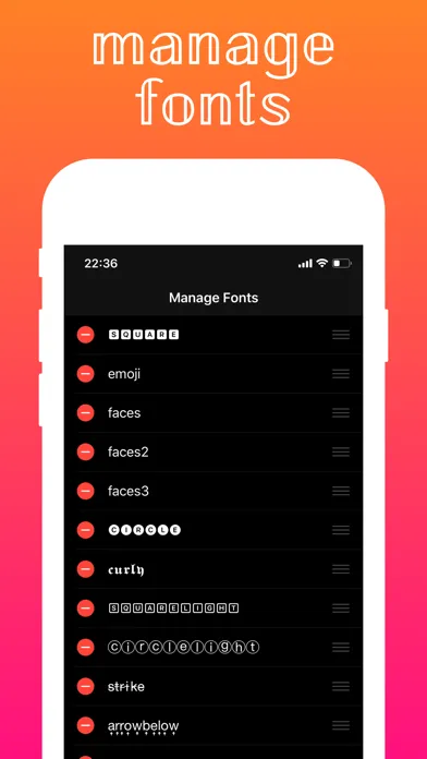 ภาพหน้าจอของ Fancy Text Generator - Fonts