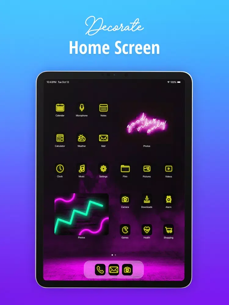 Captures d'écran de Appico: Custom Aesthetic Icons iPad 