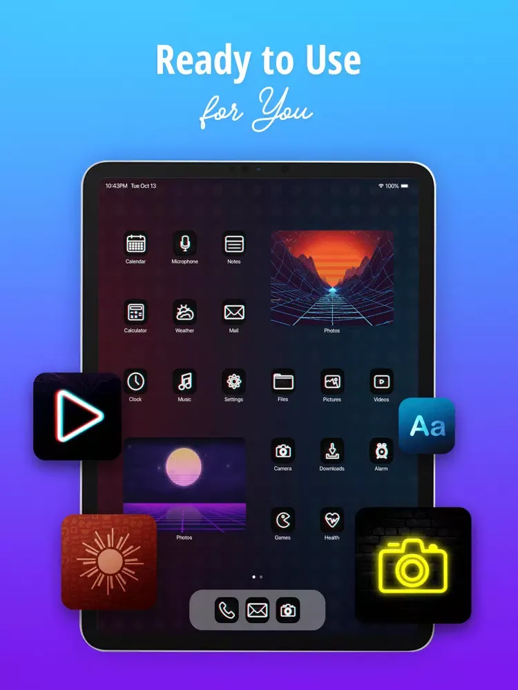 Captures d'écran de Appico: Custom Aesthetic Icons iPad 
