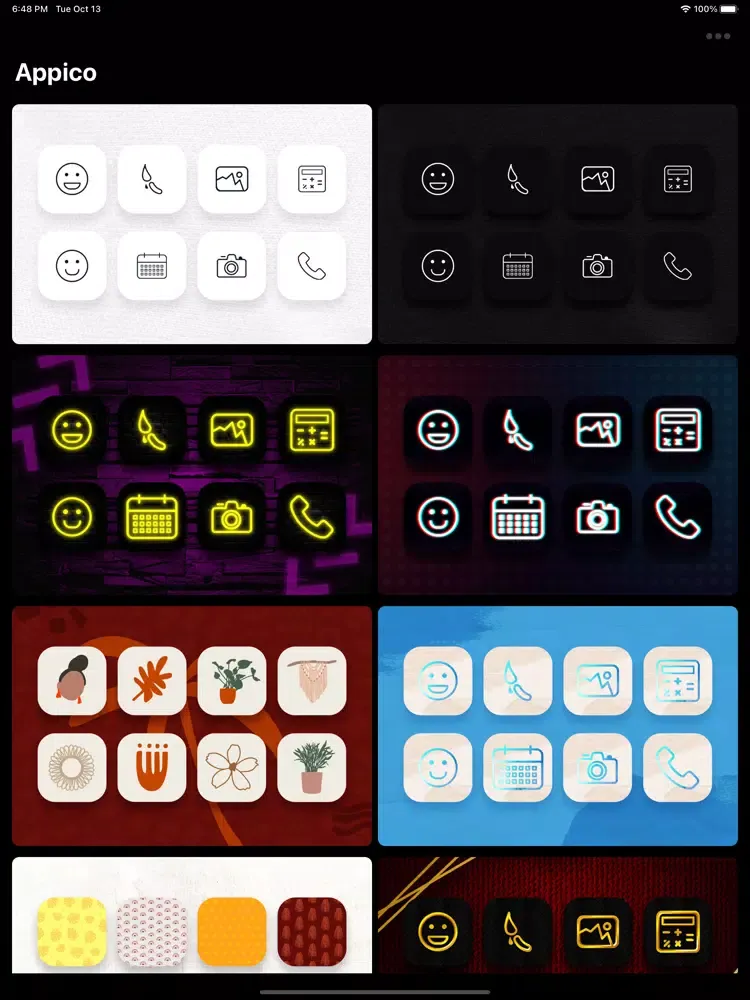 Captures d'écran de Appico: Custom Aesthetic Icons iPad 