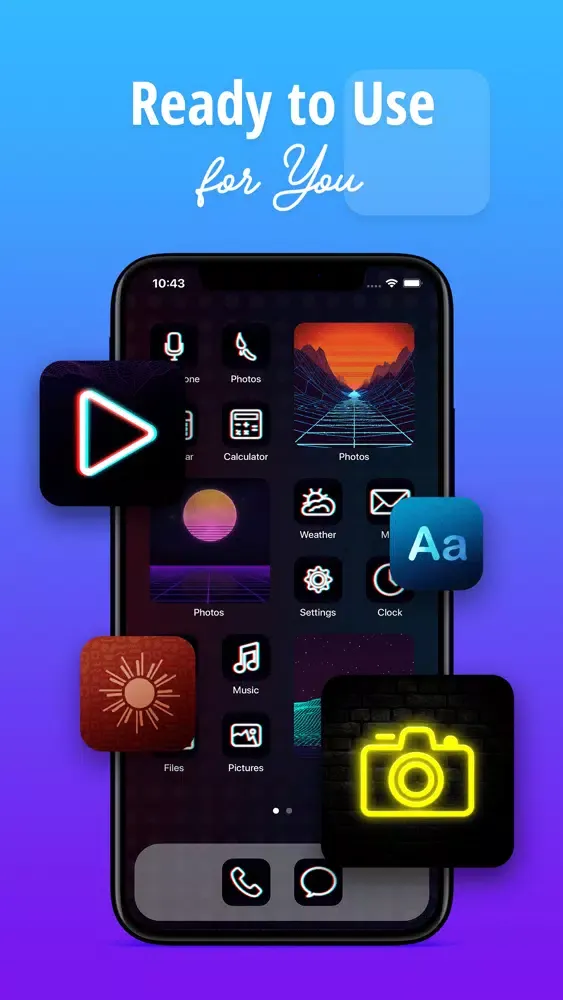 Captures d'écran de Appico: Custom Aesthetic Icons