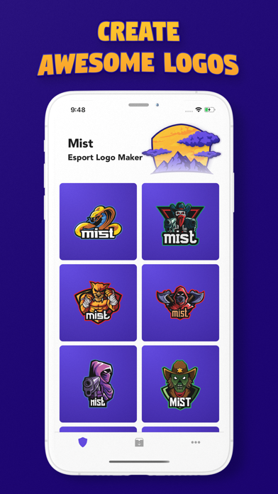 Captures d'écran de Mist: Esport Logo Maker
