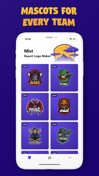 Captures d'écran de Mist: Esport Logo Maker