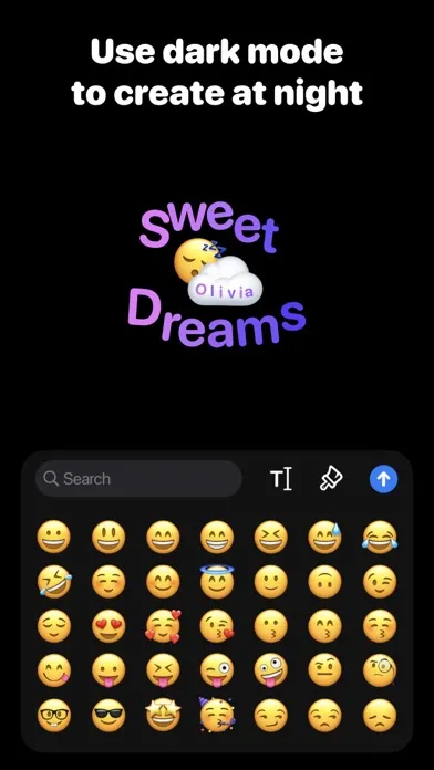 Capturas de tela do Artmoji: Emoji Mashup