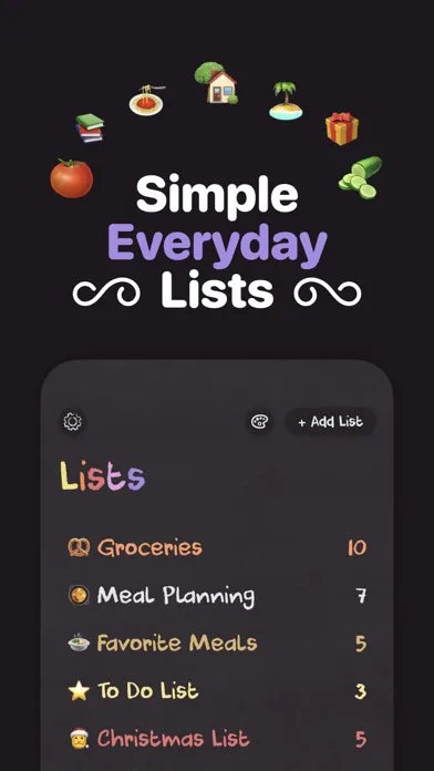 Tangkapan layar List Maker ◎